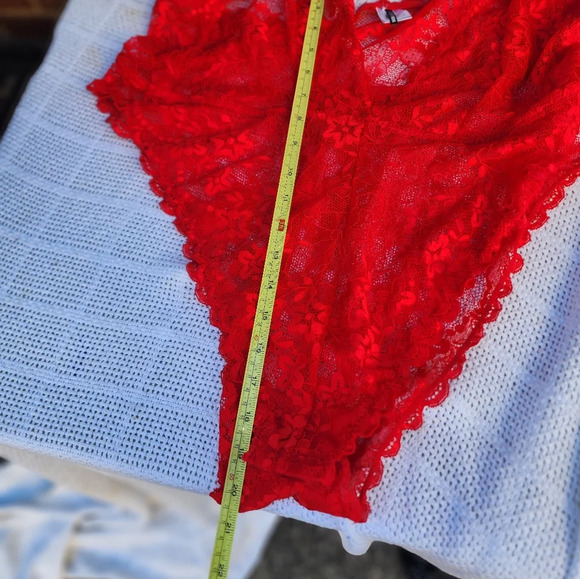 Fashion Nova Plus size red lacy teddy 3X NWOT - Picture 8 of 14
